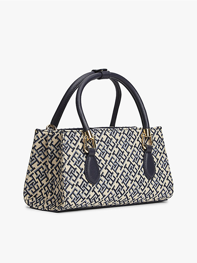 Kadın TH Grace Mini Satchel Çanta Mavi AW0AW187530GY