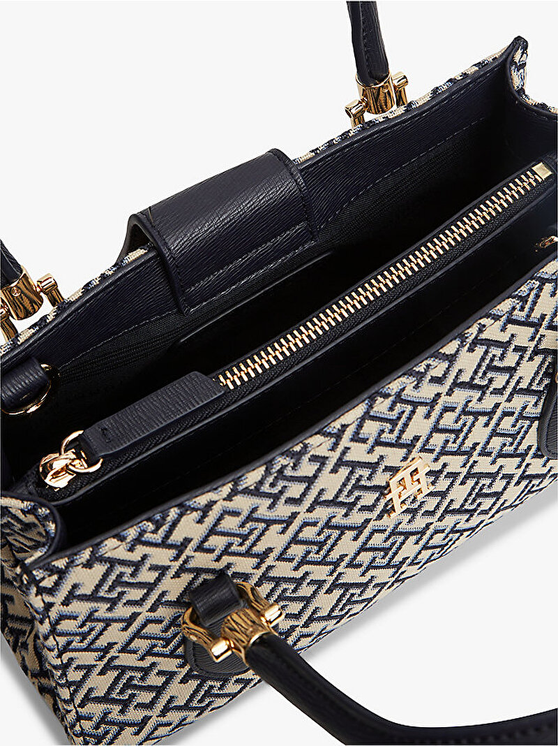 Kadın TH Grace Mini Satchel Çanta Mavi AW0AW187530GY