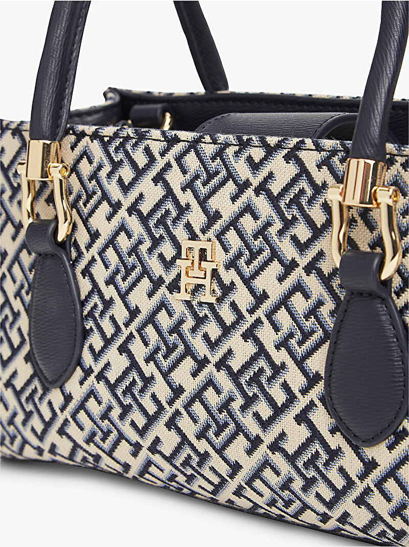 Kadın TH Grace Mini Satchel Çanta Mavi AW0AW187530GY