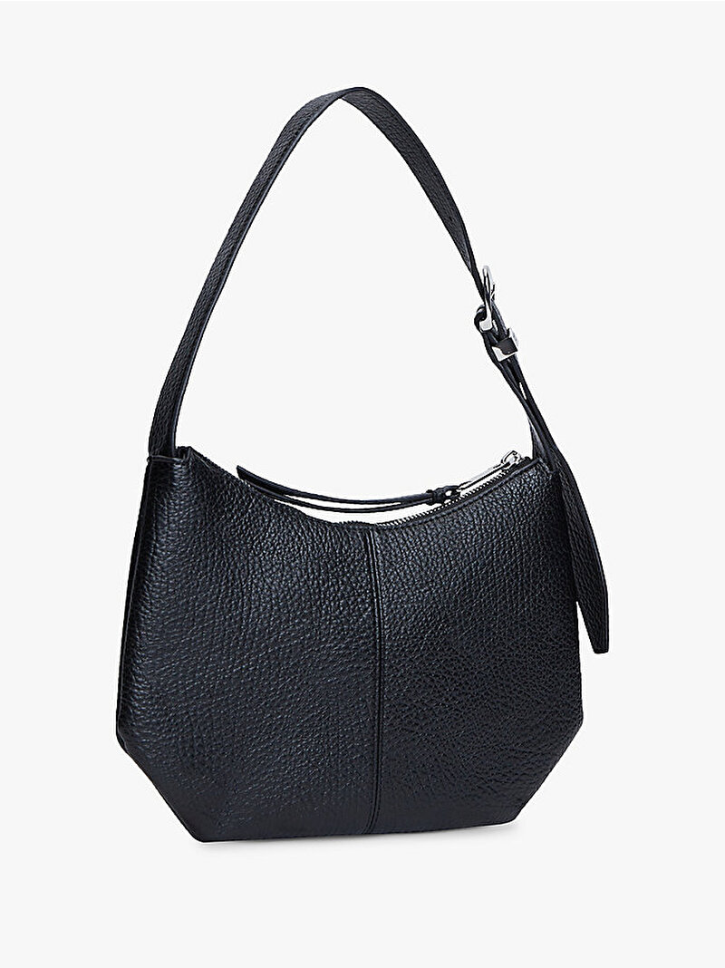 Kadın TJW Slouchy City Omuz Çantası Siyah AW0AW18777BDS