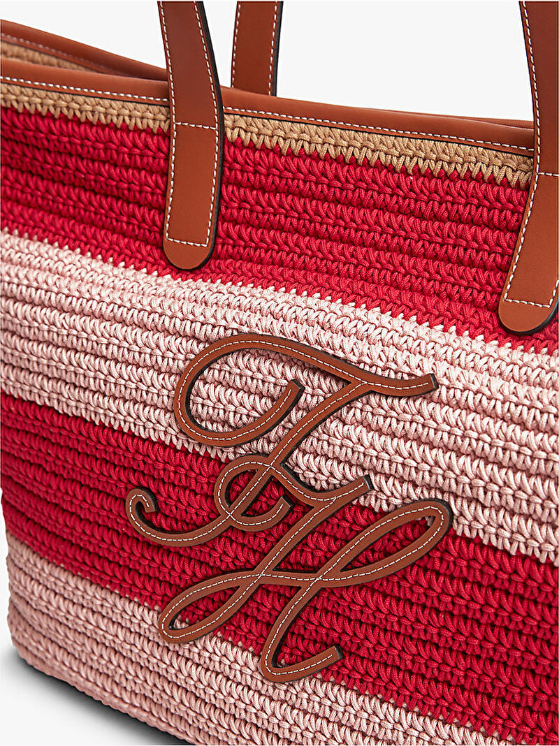 Kadın TH Nautical Tote Çanta Çok renkli AW0AW188160JV