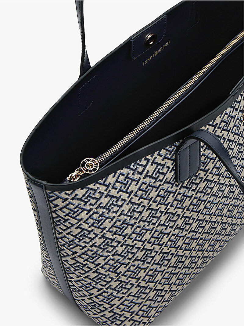 Kadın TH Icon Tote Çanta Mavi AW0AW188890GY