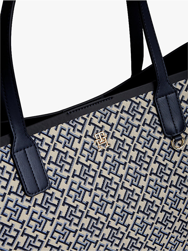Kadın TH Icon Tote Çanta Mavi AW0AW188890GY