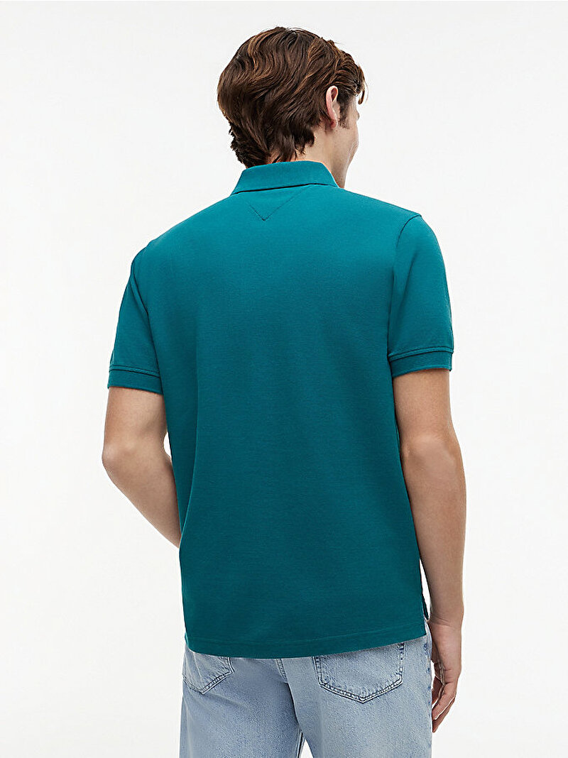 Erkek TJM Regular Essential Polo T-shirt Yeşil DM0DM22711L8J