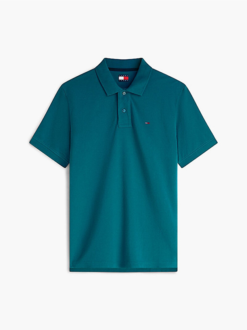 Erkek TJM Regular Essential Polo T-shirt Yeşil DM0DM22711L8J
