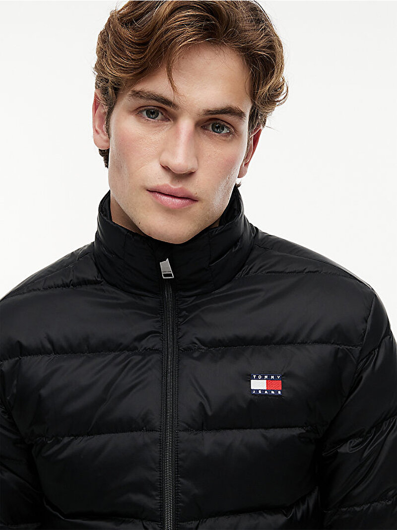 Erkek TJM Light Down Packable Puffer Mont Siyah DM0DM23231BDS