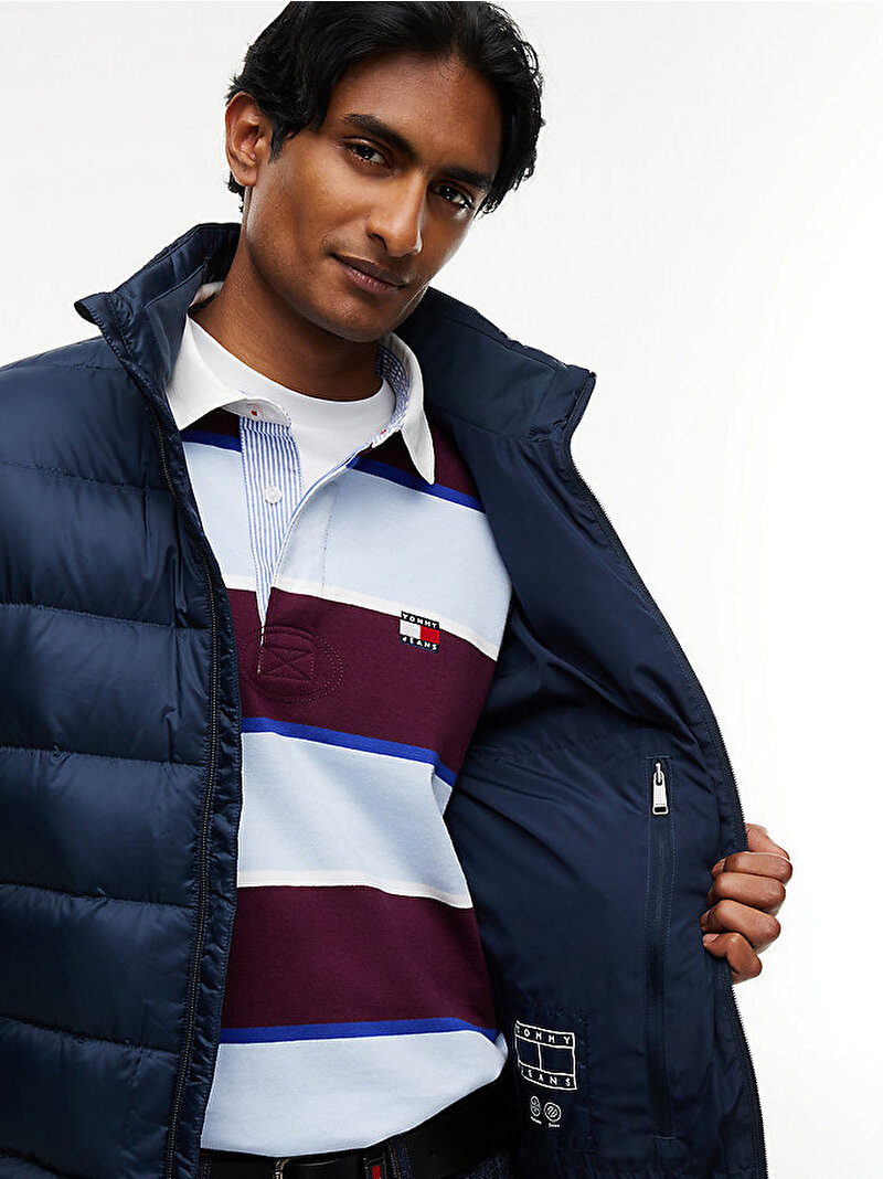 Erkek TJM Light Down Packable Puffer Mont Lacivert DM0DM23231C1G