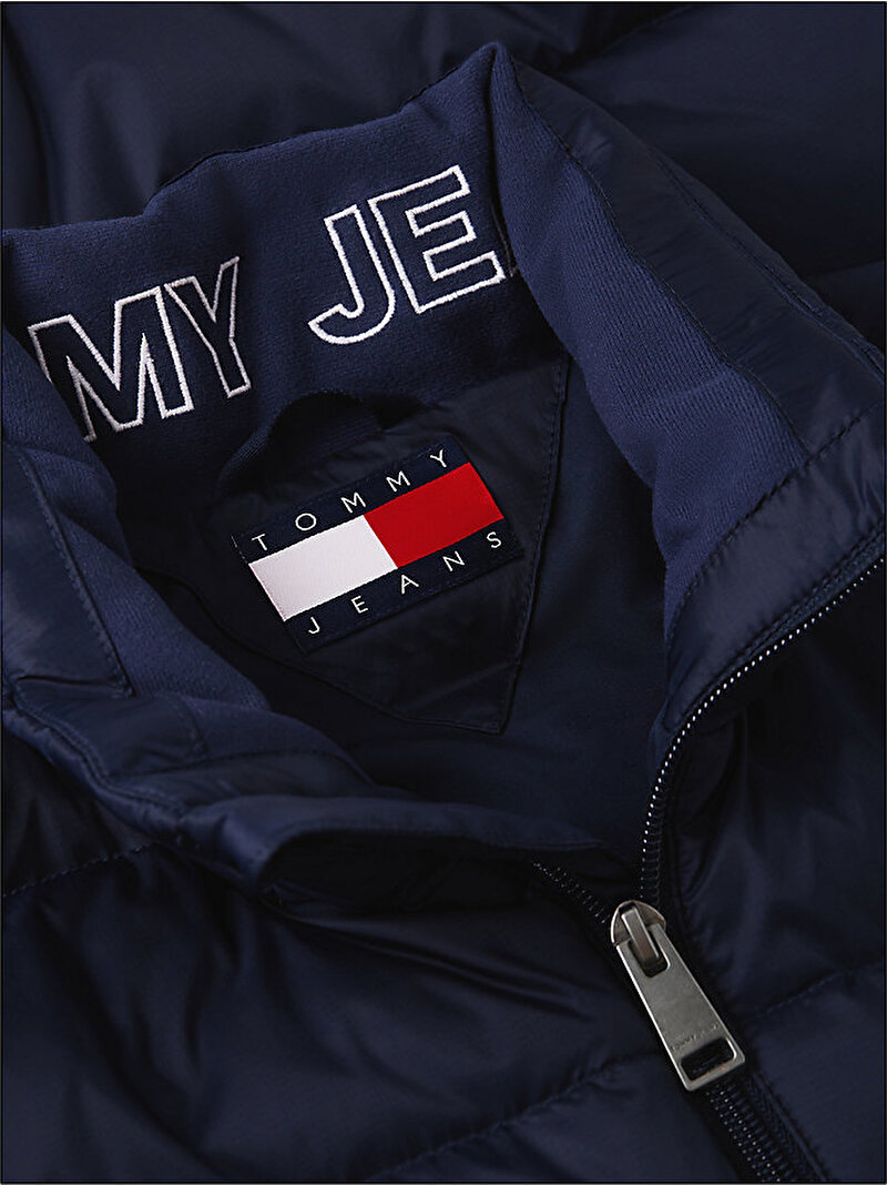 Erkek TJM Light Down Packable Puffer Mont Lacivert DM0DM23231C1G
