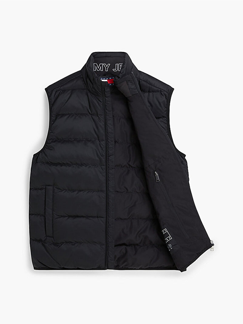 Erkek TJM Light Down Packable Yelek Siyah DM0DM23232BDS