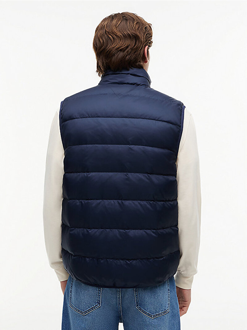 Erkek TJM Light Down Packable Yelek Lacivert DM0DM23232C1G