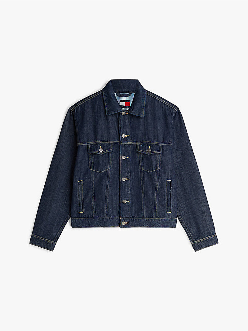 Erkek Jaimie Relaxed Denim Ceket Lacivert DM0DM233281BK