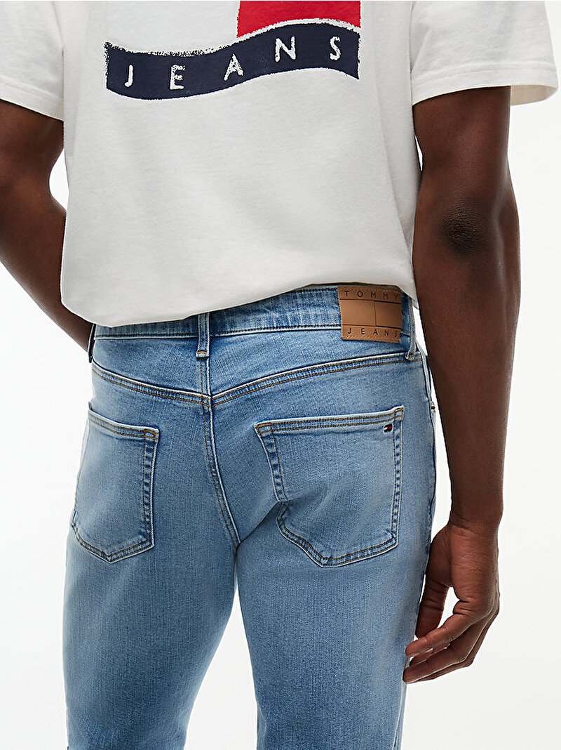 Erkek Scanton Slim Jean Pantolon Mavi DM0DM233471AB