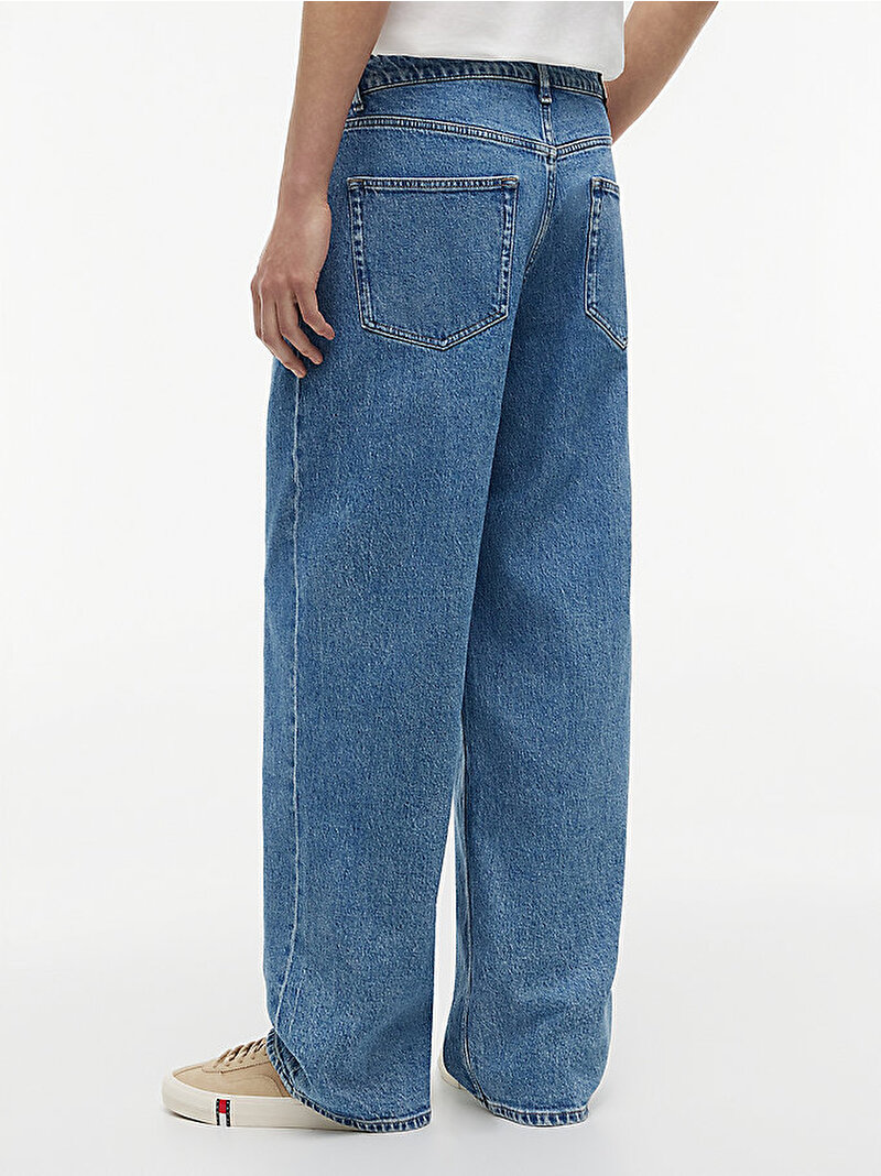 Erkek Theo Baggy Jean Pantolon Mavi DM0DM236451AB
