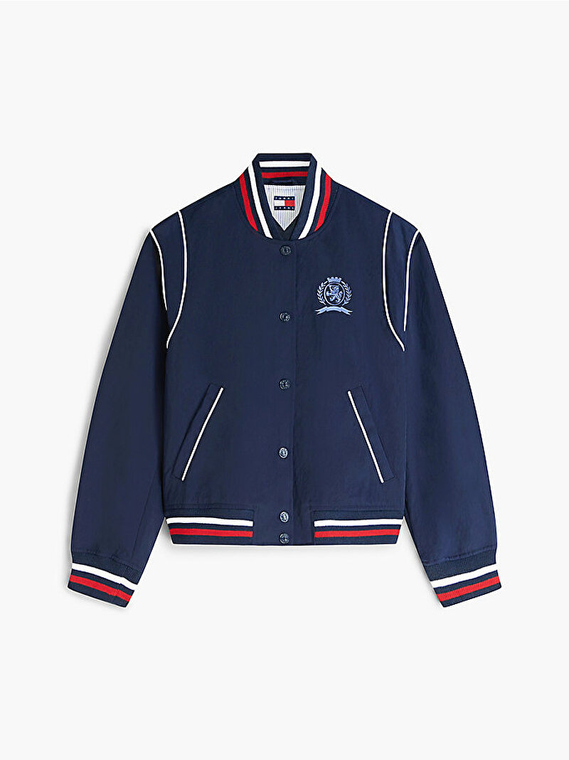 Kadın TJW Crest Varsity Ceket Lacivert DW0DW22919C1G
