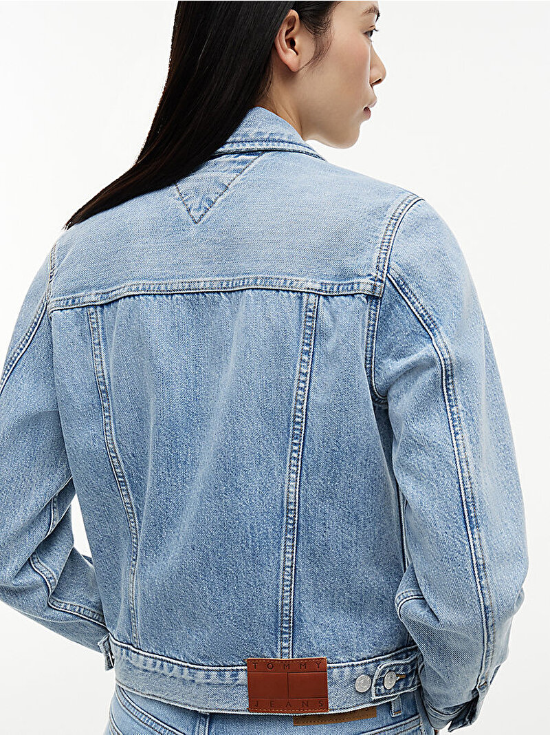 Kadın Classic Denim Ceket Mavi DW0DW234721AB