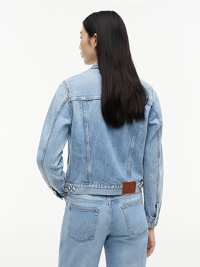 Kadın Classic Denim Ceket Mavi DW0DW234721AB