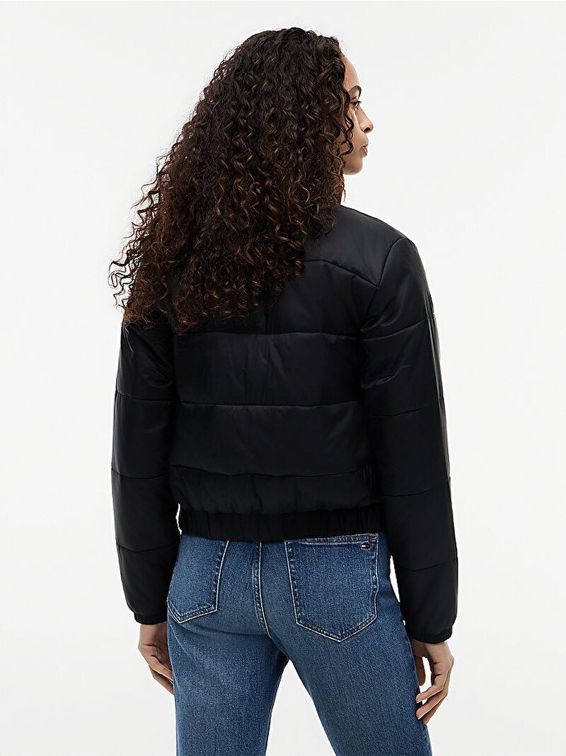 Kadın TJW Regular Padded Ceket Siyah DW0DW23487BDS