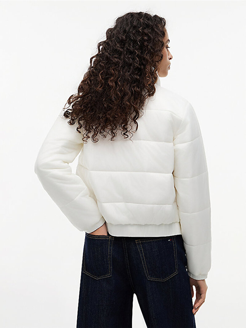 Kadın TJW Regular Padded Ceket Ekru DW0DW23487YBL