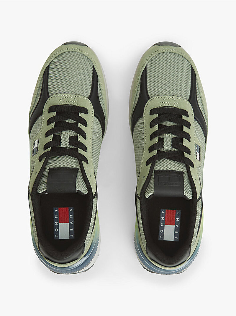 Erkek TJM Technical Runner Sneaker Yeşil EM0EM01738PMO