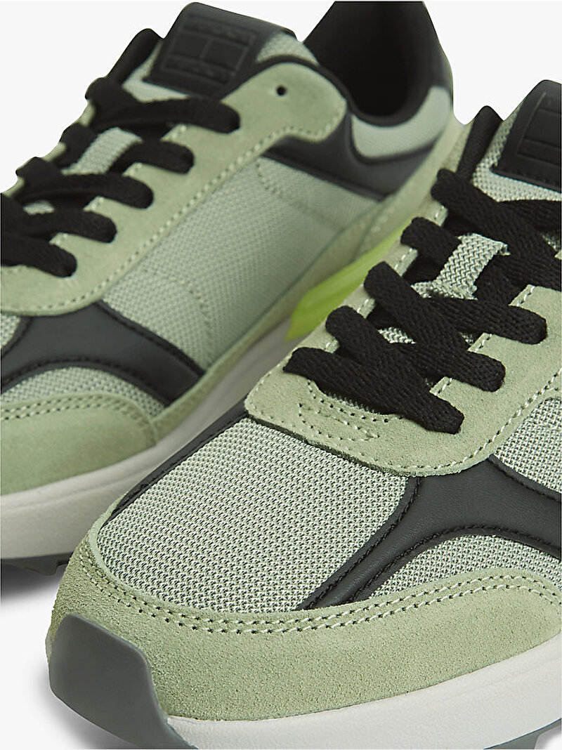 Erkek TJM Technical Runner Sneaker Yeşil EM0EM01738PMO