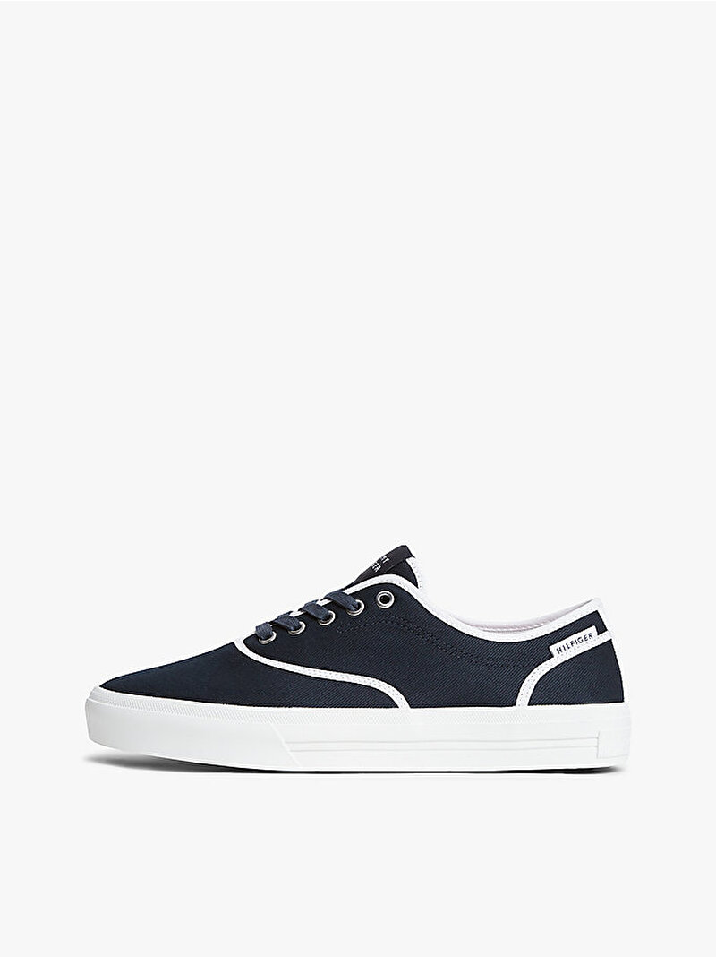 Erkek TH Vulcanic Cup Long Sneaker Lacivert FM0FM05874DW5