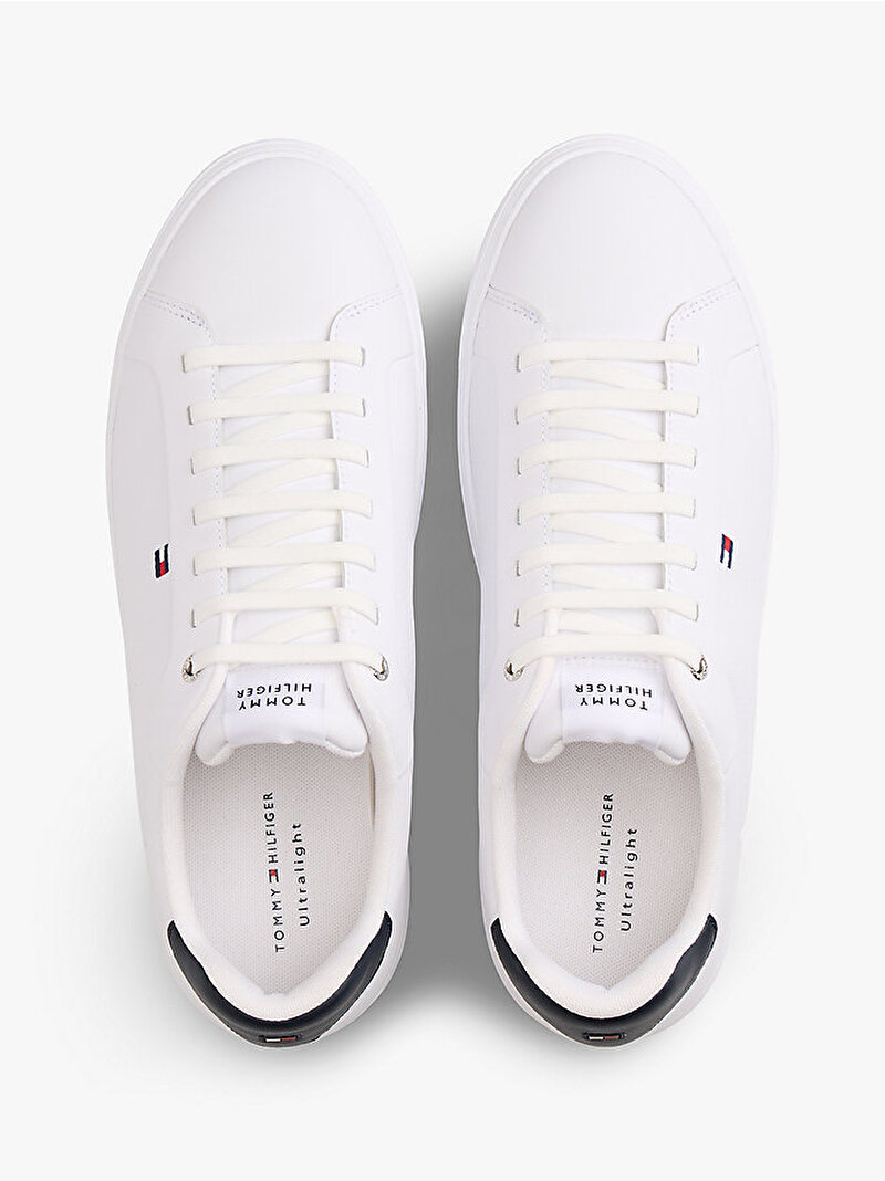 Erkek Icon Court Light Leather Sneaker Beyaz FM0FM05946YBS
