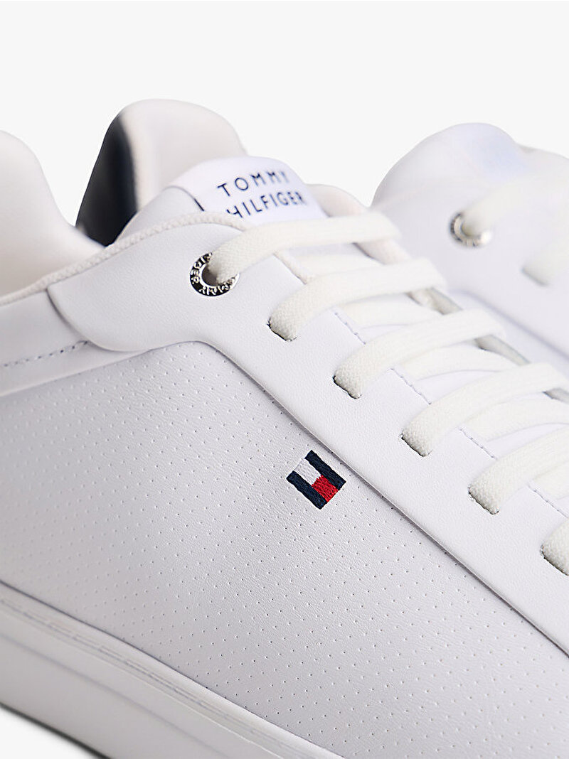 Erkek Icon Court Light Leather Sneaker Beyaz FM0FM05946YBS