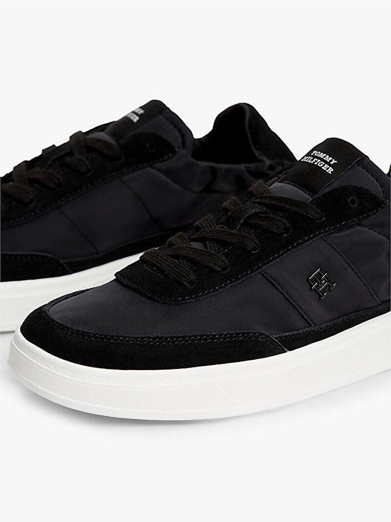 Kadın TH Heritage Naylon Sneaker Siyah FW0FW09405BDS