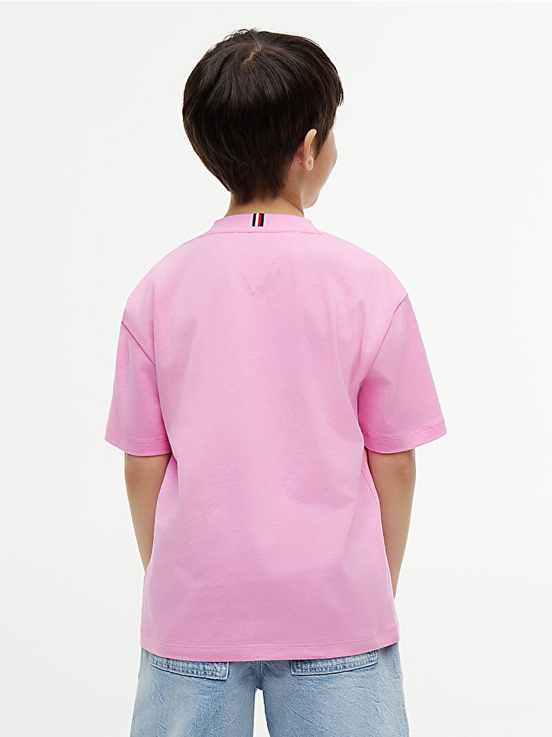 Erkek Çocuk Heritage Printed T-shirt Pembe KB0KB10340TOU