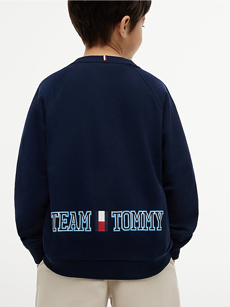 Erkek Çocuk Team Tommy Sweatshirt Lacivert KB0KB10509C1G