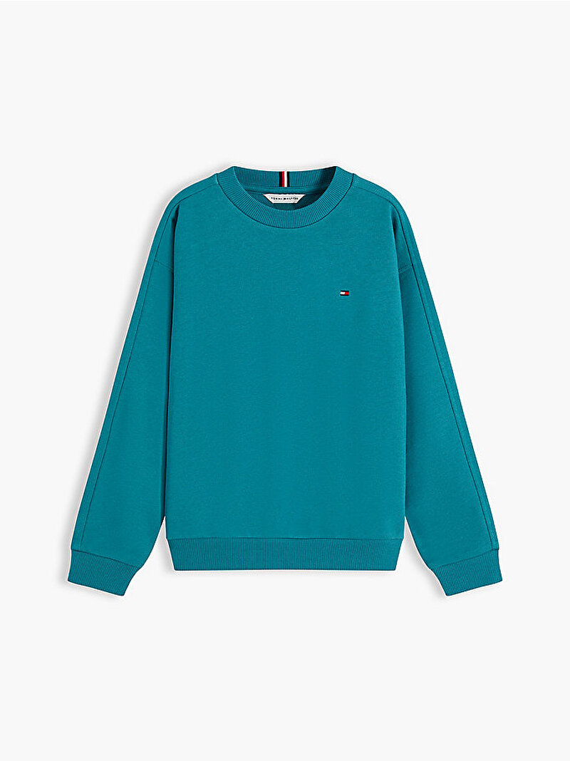Erkek Çocuk Team Tommy Sweatshirt Yeşil KB0KB10509CT3