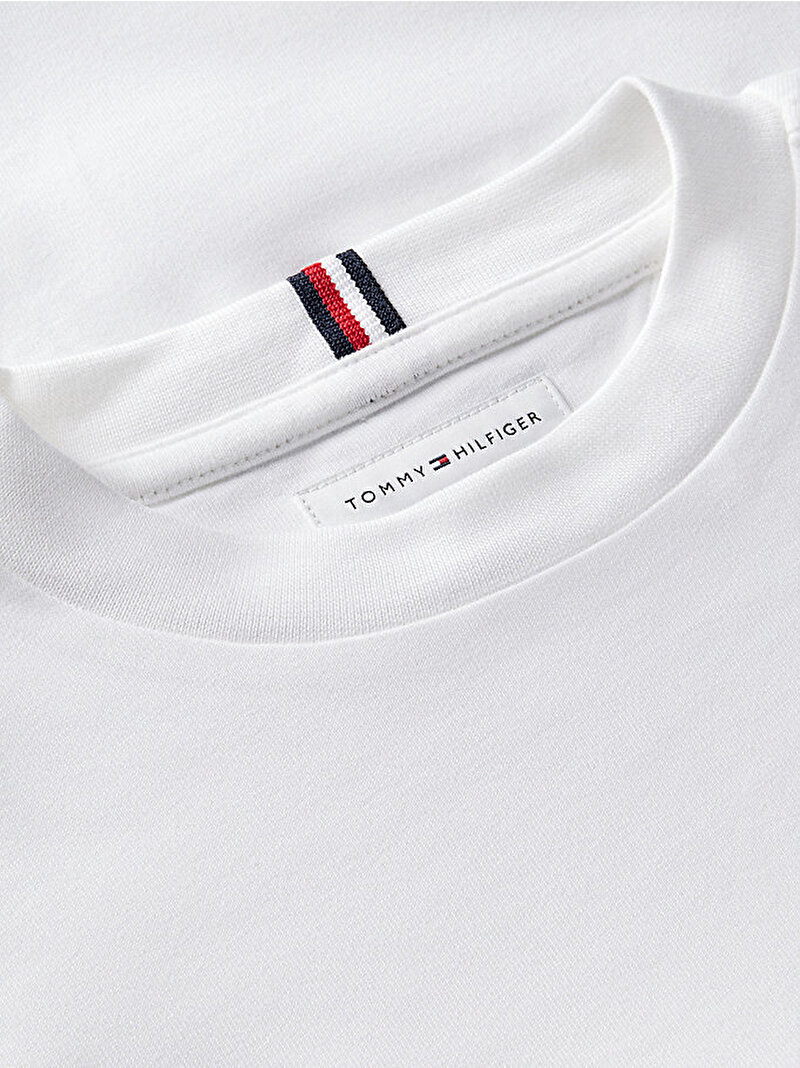 Erkek Çocuk Team Tommy Graphic T-shirt Beyaz KB0KB10512YBR