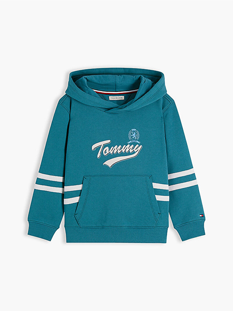 Erkek Çocuk Tommy Crest Sweatshirt Yeşil KB0KB10556CT3