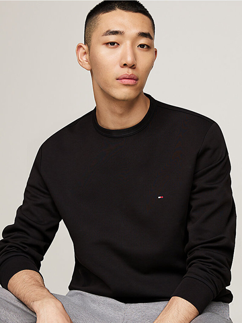 Erkek Essential Intechno Sweatshirt Siyah MW0MW37241BDS