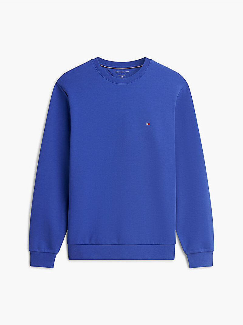 Erkek Essential Intechno Sweatshirt Mavi MW0MW37241C6Z