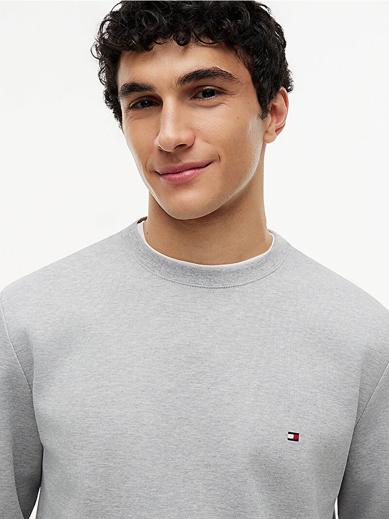 Erkek Essential Intechno Sweatshirt Gri MW0MW37241P01