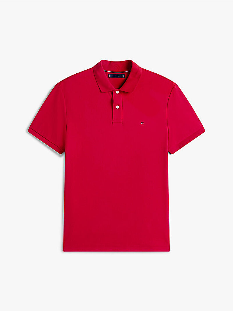 Erkek Soft Touch Interlock Polo T-shirt Kırmızı MW0MW39994XLD