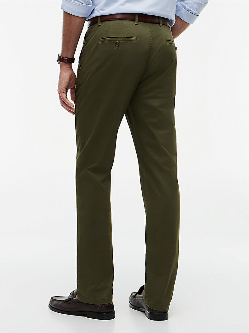 Erkek Denton Essential Chino Pantolon Yeşil MW0MW40262GY1