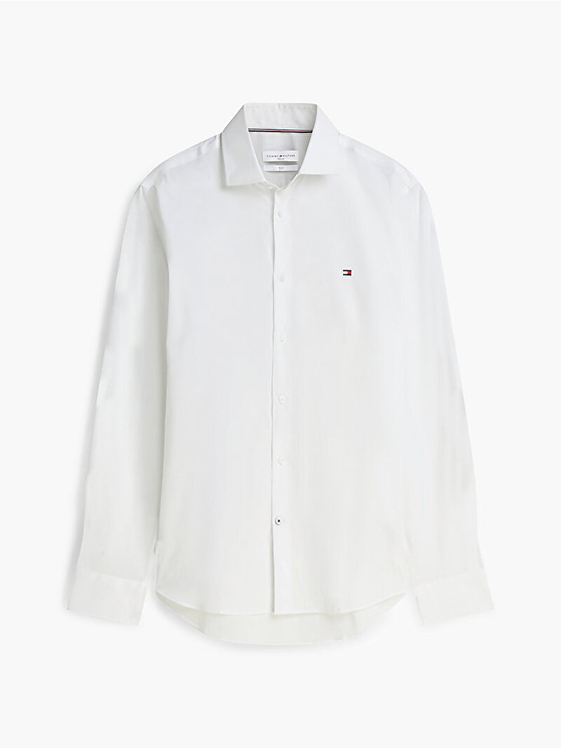 Erkek Non Iron Solid Gömlek Beyaz MW0MW43122YBR