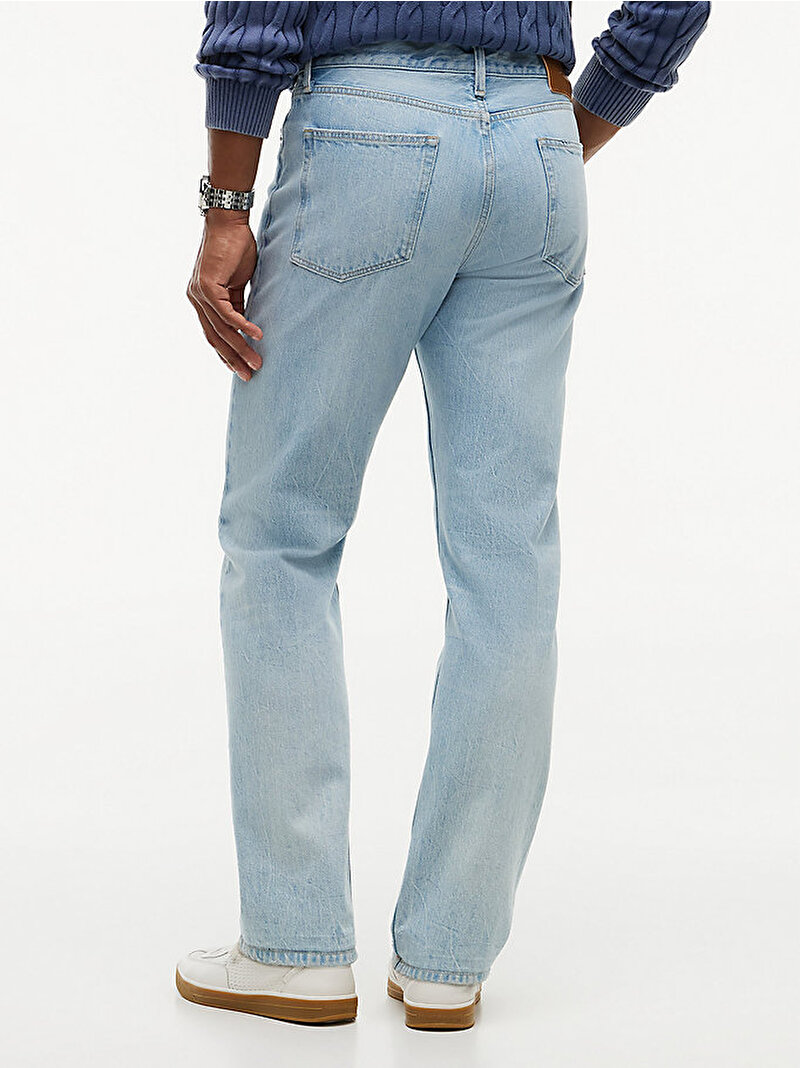 Erkek Regular Straight Jean Pantolon Mavi MW0MW431711AC