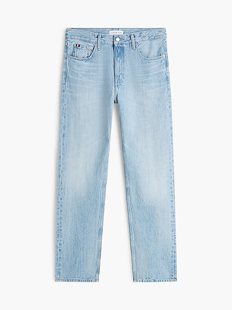 Erkek Regular Straight Jean Pantolon Mavi MW0MW431711AC