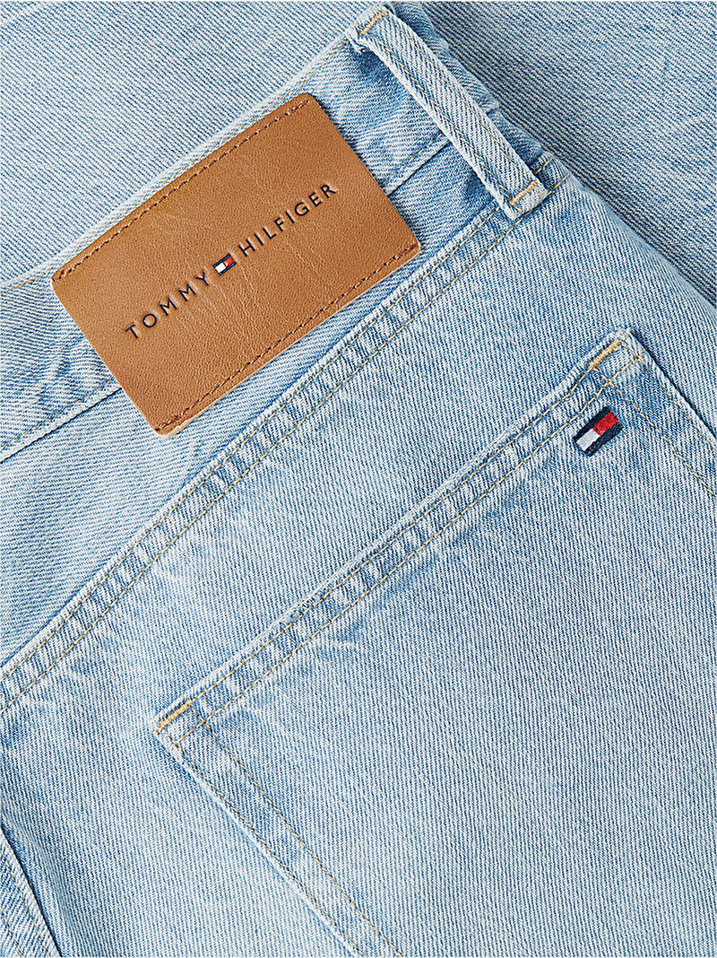 Erkek Regular Straight Jean Pantolon Mavi MW0MW431711AC