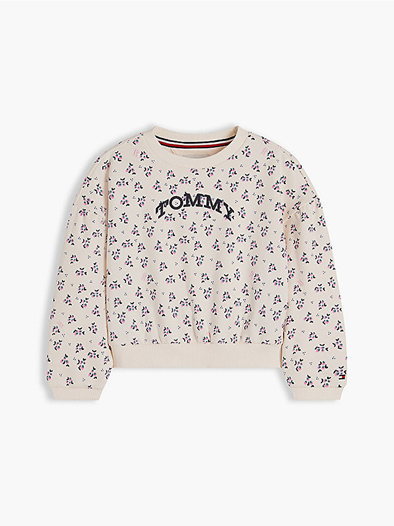 Kız Çocuk Crew Neck Sweattshirt Çok renkli KG0KG094470F5