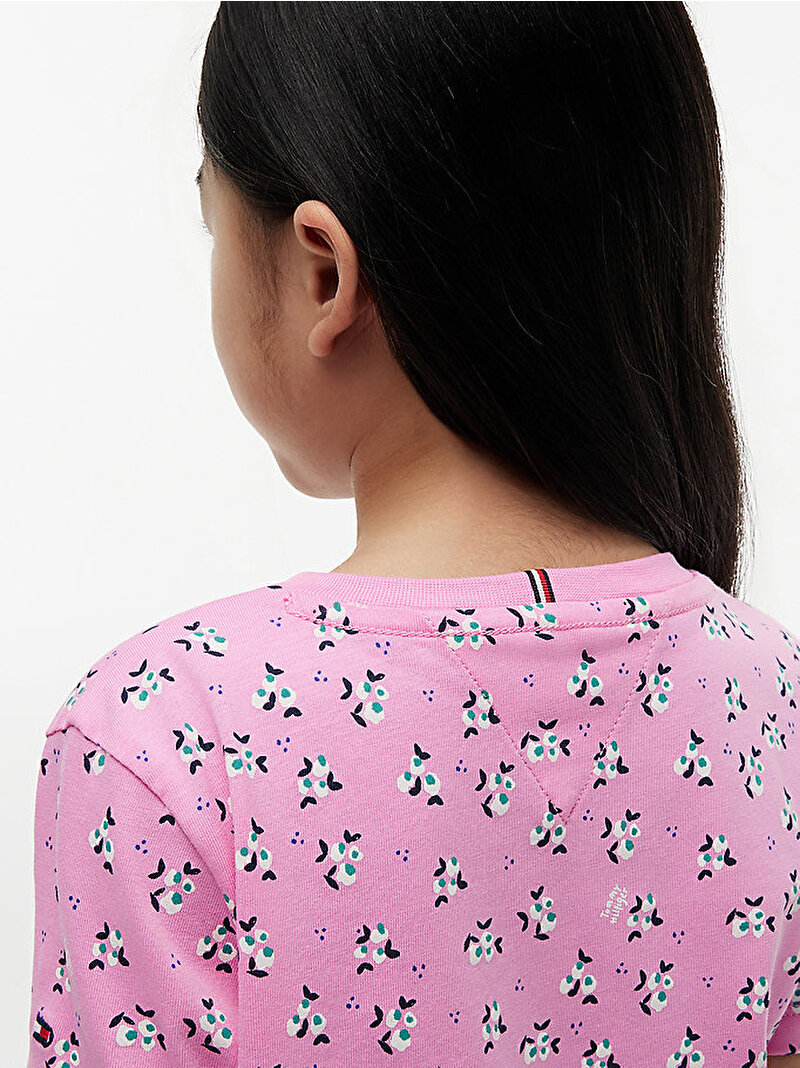 Kız Çocuk T-shirt Pembe KG0KG09542TOU