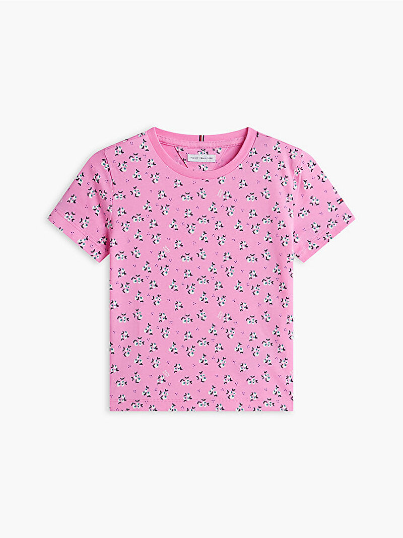 Kız Çocuk T-shirt Pembe KG0KG09542TOU