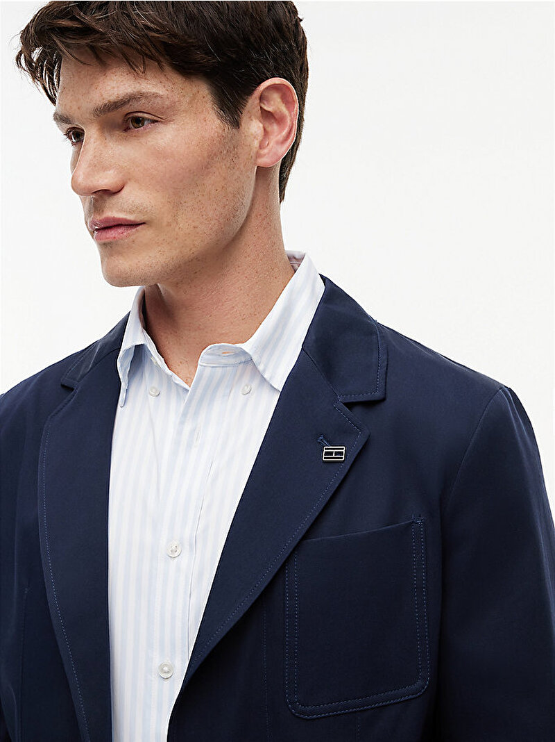 Erkek Dc Tech Cotton Casual Blazer Lacivert MW0MW43551DCC