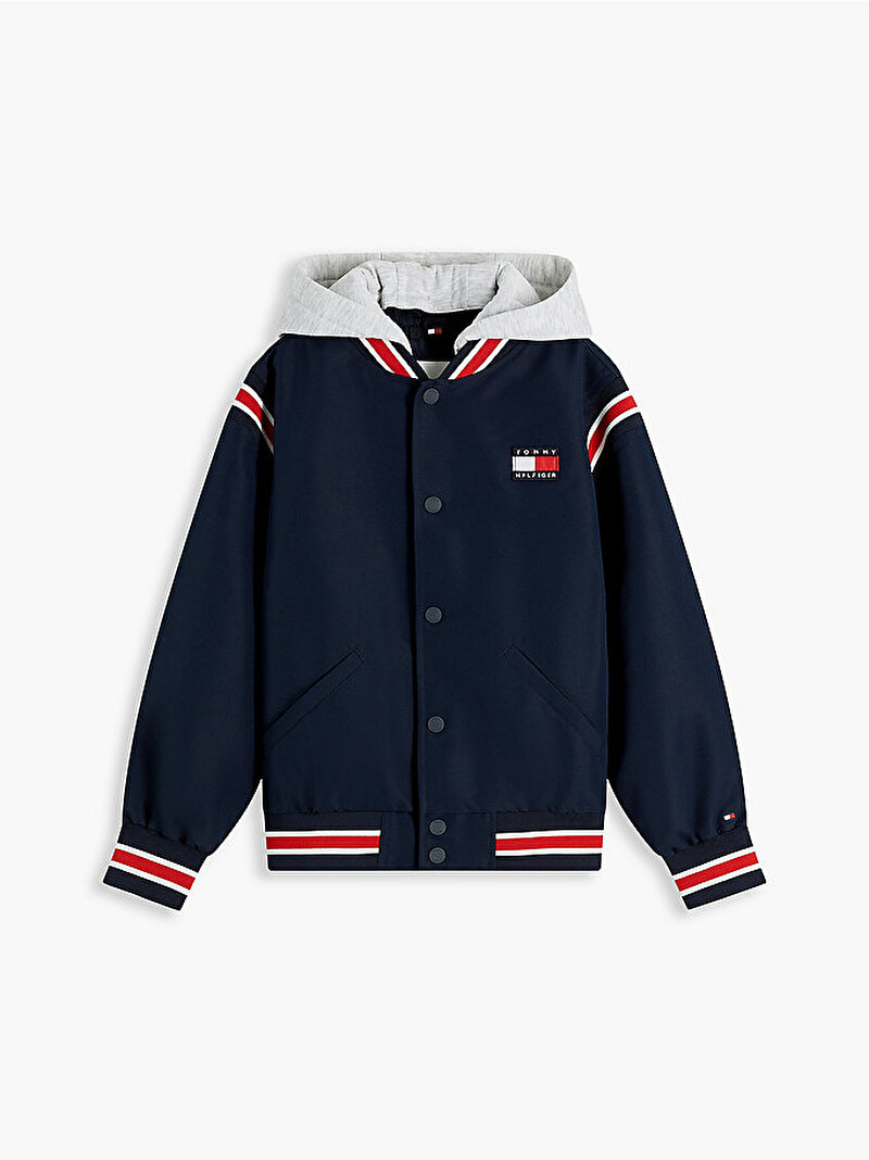 Erkek Çocuk Hooded Bomber Ceket Lacivert KB0KB10571C1G
