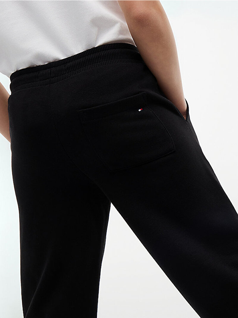 Kız Çocuk Tommy Rhinstone Eşofman Altı Siyah KG0KG09531BDS