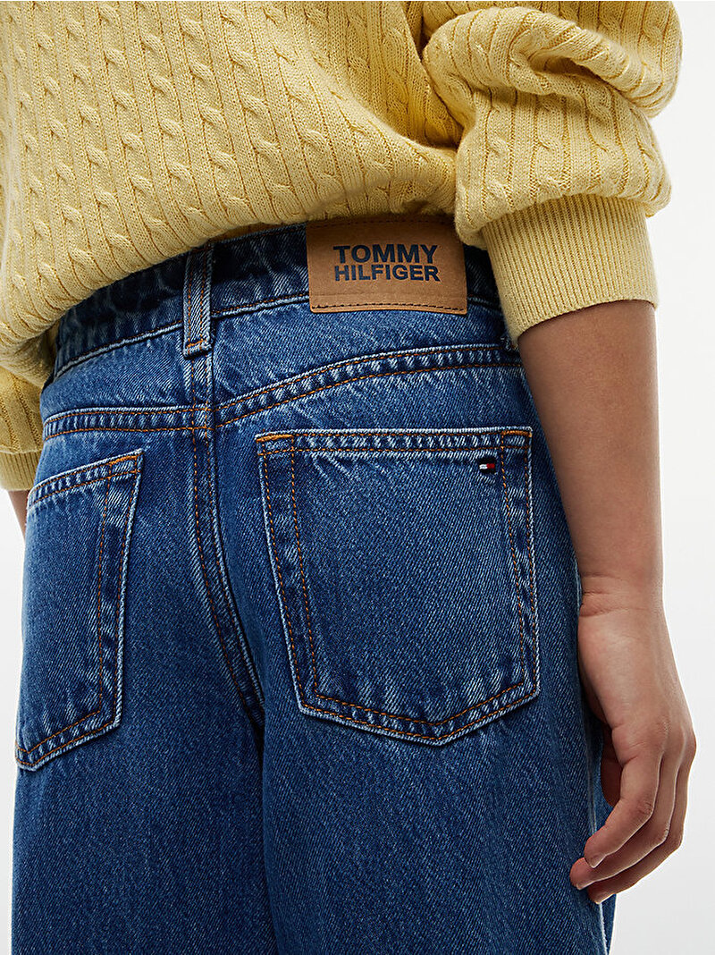 Kız Çocuk Mabel Wide Leg Jean Pantolon Mavi KG0KG094211A4