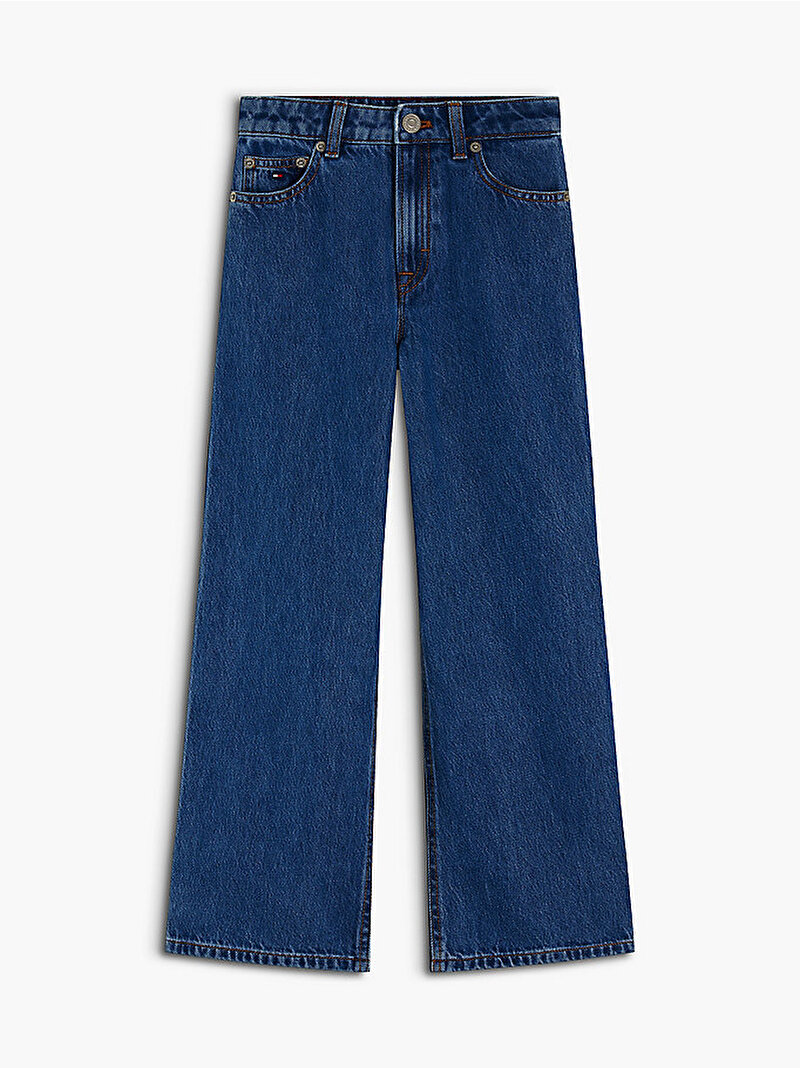 Kız Çocuk Mabel Wide Leg Jean Pantolon Mavi KG0KG094211A4